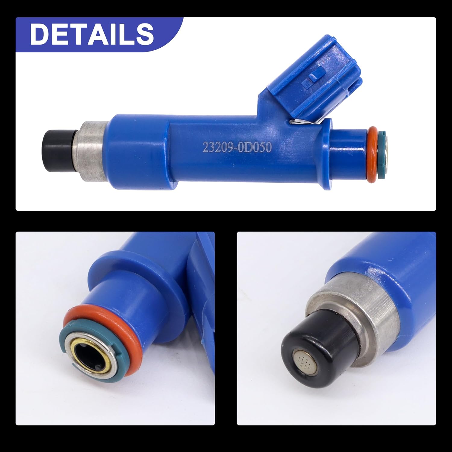 HiSport Fuel Injectors 4PCS Compatible with TOYOTA Corolla Matrix 1.8L L4 2005-2008,Replacement for Pontiac Vibe 1.8L 2005-08 Replace 23250-0D050 FJ847 23209-0D050 54212324