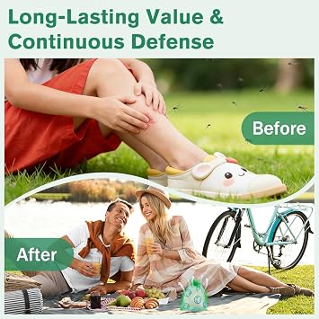 15 Bags Powerful Mosquito Repellent Outdoor Patio Pouches, Natural Mosquito Repellent Outdoor Use for Yard, Garden, Camping, Long-Lasting Protection Outdoor Mosquito Repellent Safe for Kids & Pets