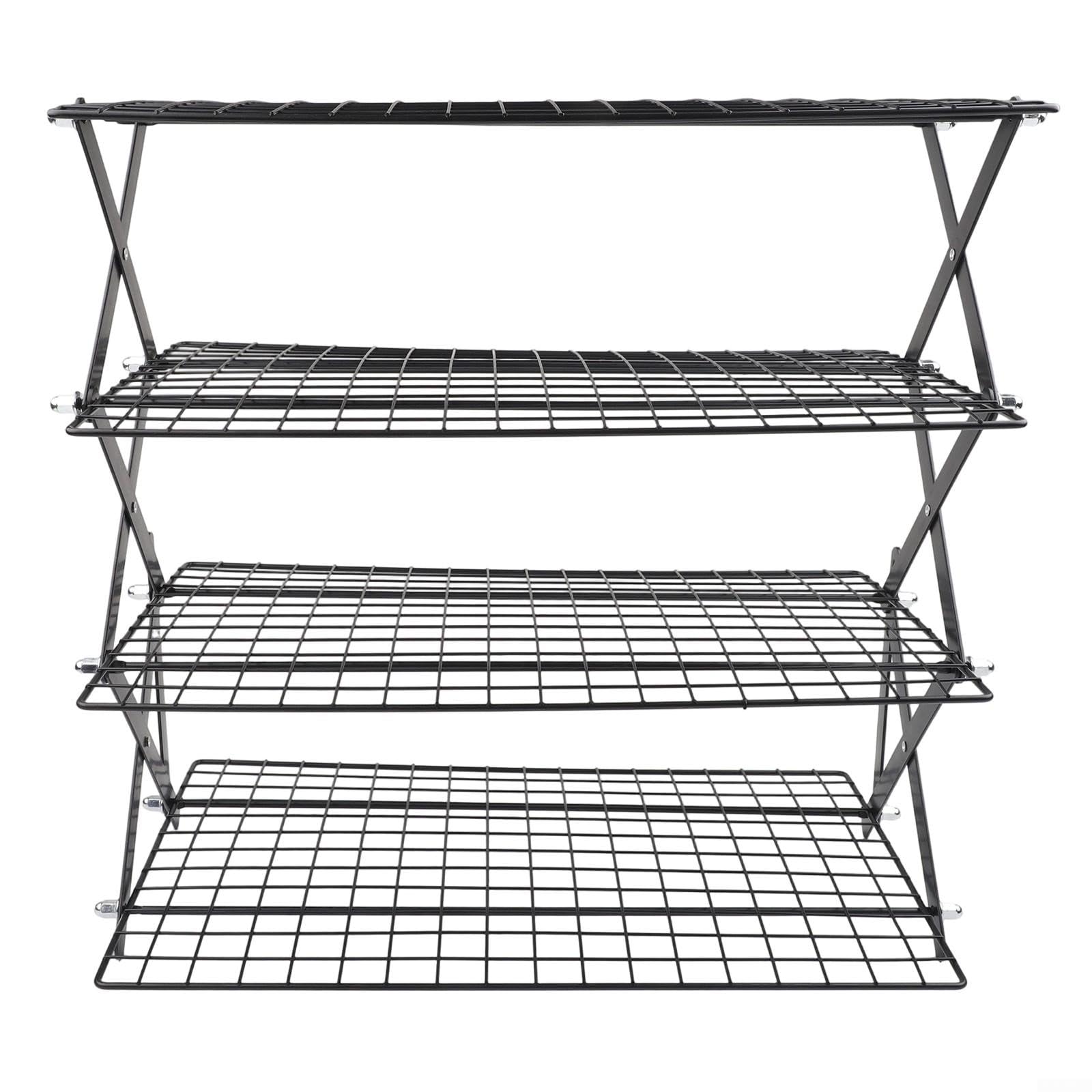 Grille de Refroidissement Pliable 2 Niveaux en Fer Grille de(Four-layer)