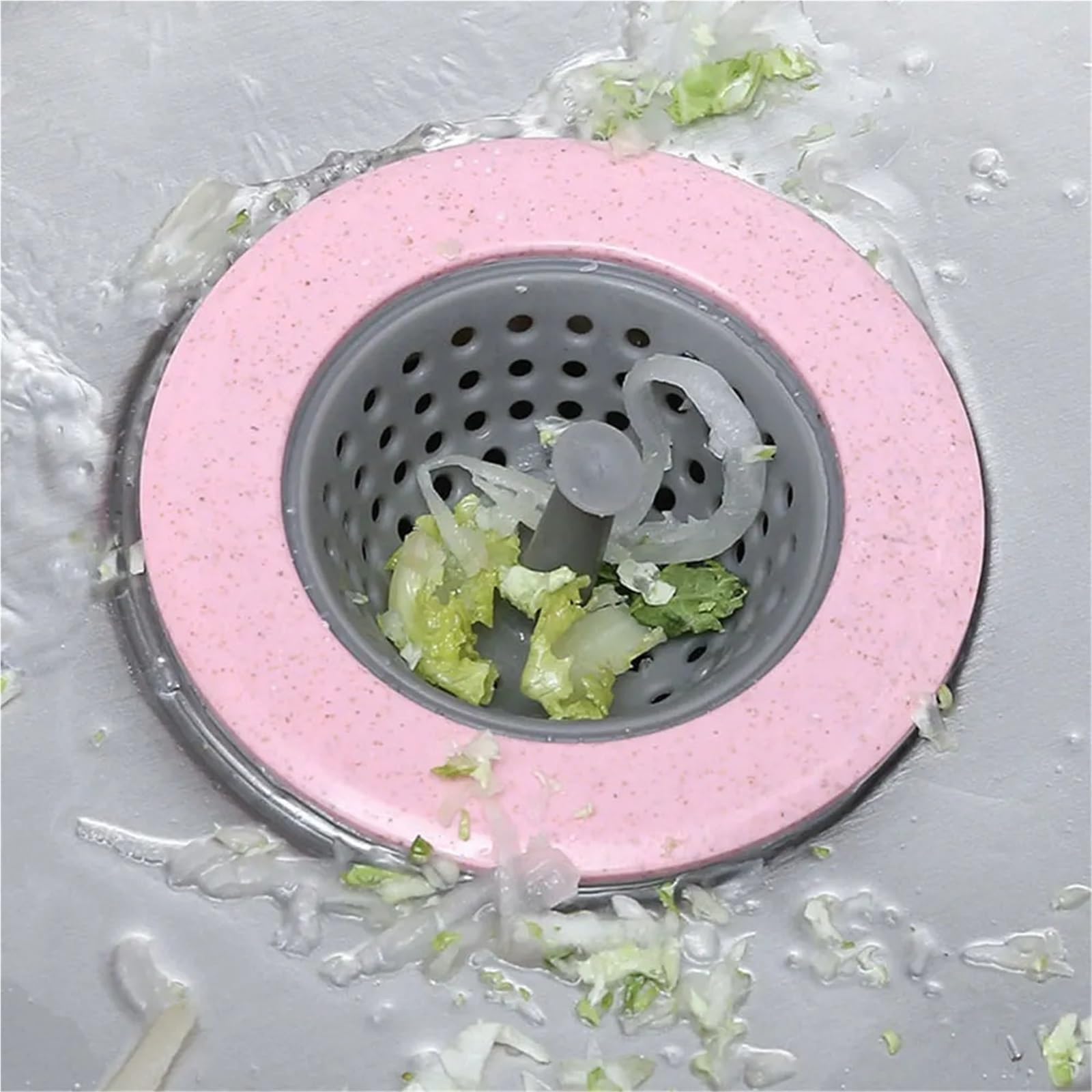 5 uds Filtro de Cocina colador baño Ducha desagüe Fregadero Cubierta Pelo alcantarillado Cesta Opcional para Bañera,Ducha