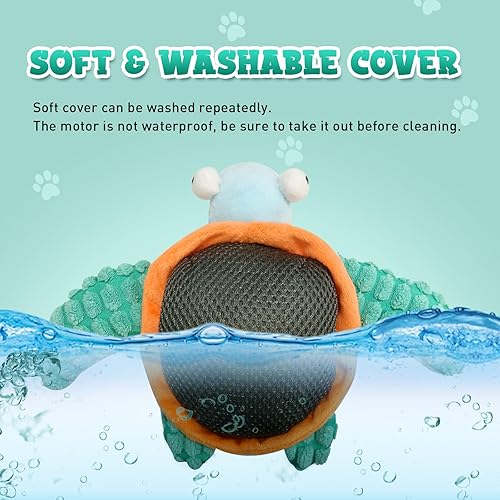 Miniatura 6 de Juguetes para gatos, aletas aleteadas, linda tortuga, no volar, chirtear pájaro, juguete interactivo de hierba gatera para gatitos o perros