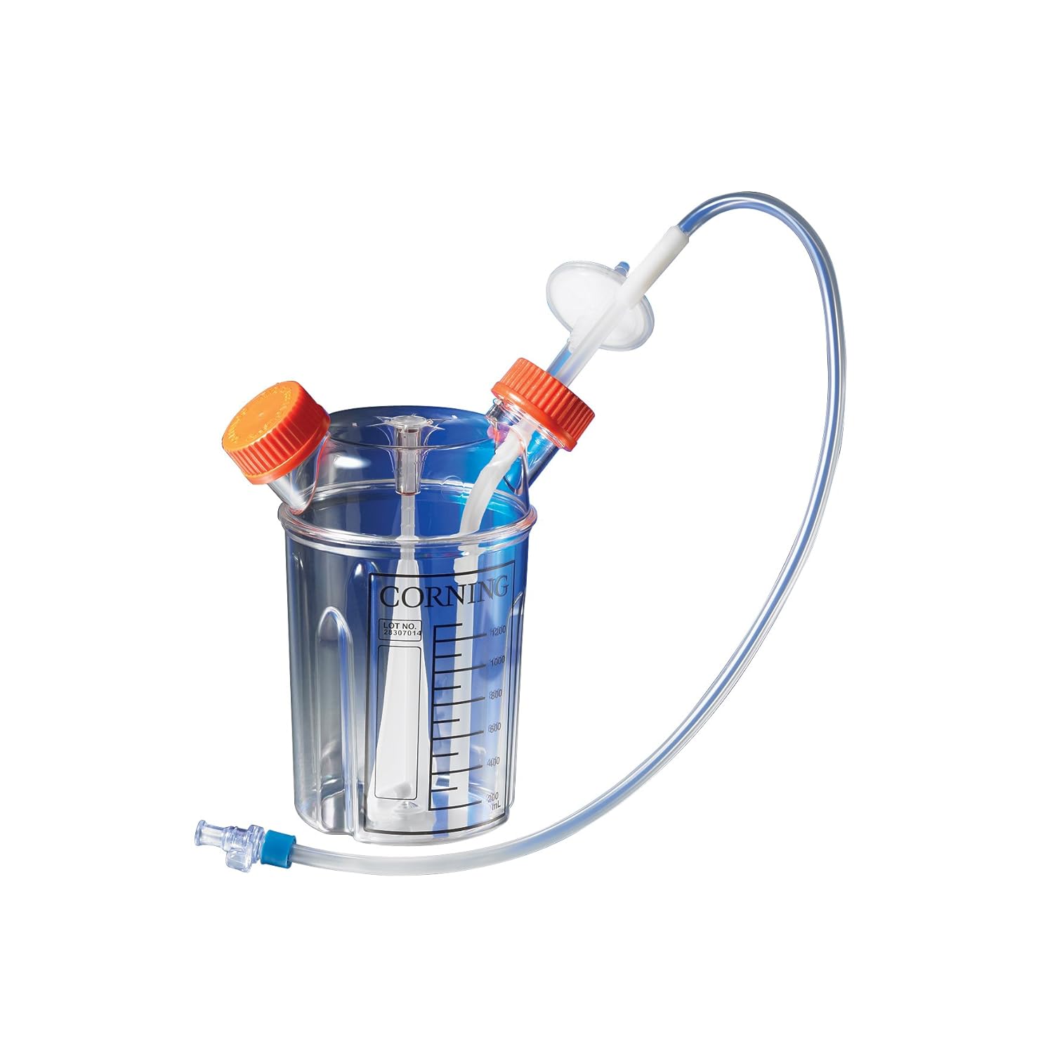 Corning Plastic Sterile Disposable Spinner Flask, Solid Cap with MPC