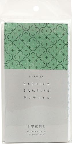 Miniatura 10 de DARUMA Sashiko Sampler - Tela original color azul marino (ángulo recto conectado)
