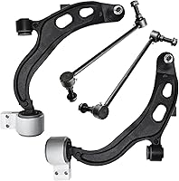 Vista 207 de Detroit Axle - Kit de brazos de control inferiores delanteros para Dodge Dart 2013, 2014, 2015, 2016, 2 brazos de control inferiores con ensamblaje