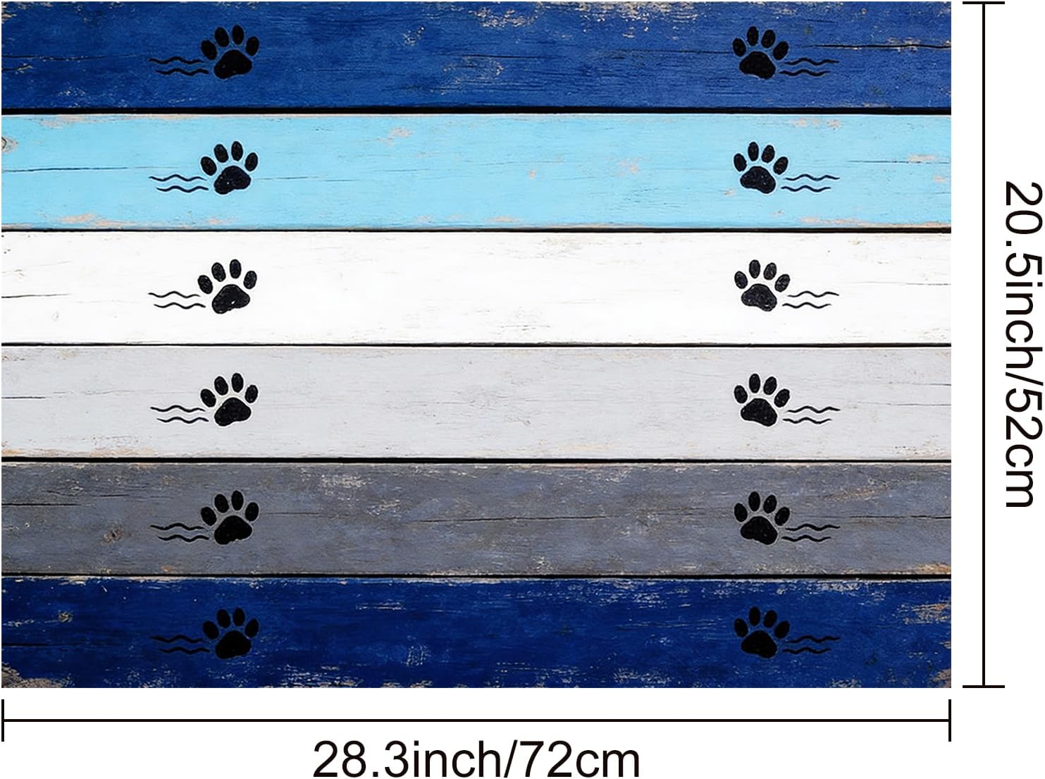 HOMETITUTE Spring Stove Top Covers for Electric Stove 28x20 Inches Paw Print Heat Resistant Glass Cooktop Protector Pad Decorative Stovetop Cover for Kitchen Coffee Bar Decor