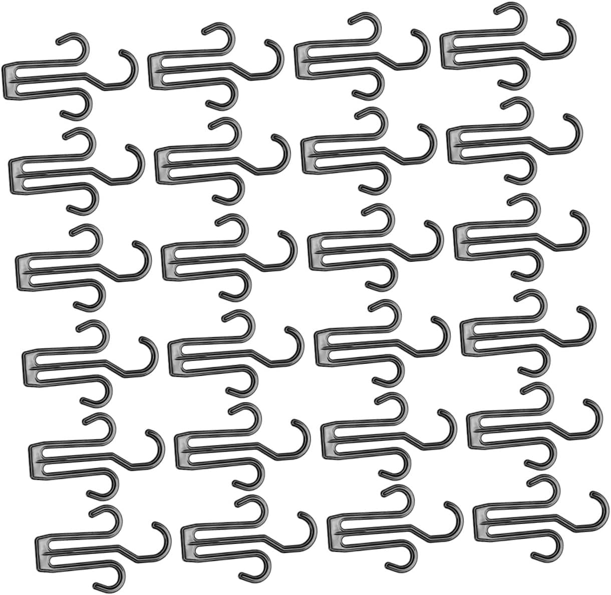 STOBAZA 72pcs Plastic Shoes Hanger Bike Shoe Holder Sturdy Rack for Home Dorm Hanging Organizer