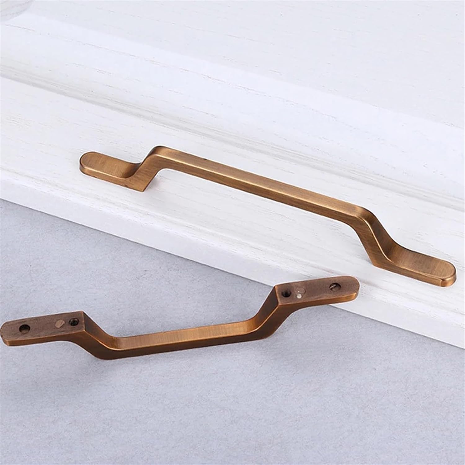 96-224mm Door Handles for Cabinets and Drawers Furniture Knobs Handle Wardrobe Kitchen Cupboard Pulls Hardware 1Pcs (Color : 5 Size as Shown in Figure 2)