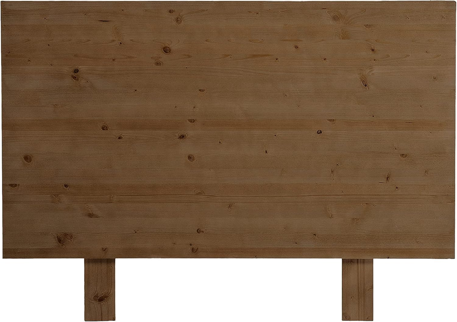 HANNUN - Cabecero de Cama Nala |Madera Maciza de Abeto | Estilo rústico | Fabricación Artesanal | Color Nogal - Cama 150 cm/Queen Size