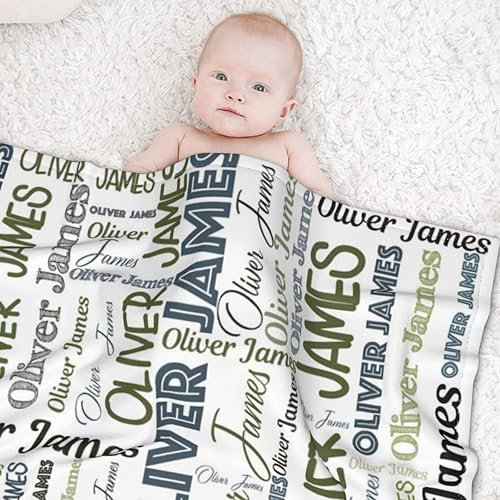 Miniatura 61 de Manta personalizada para bebés, niñas y niños, mantas de bebé personalizadas con nombre, mantas personalizadas para niños, manta de bebé