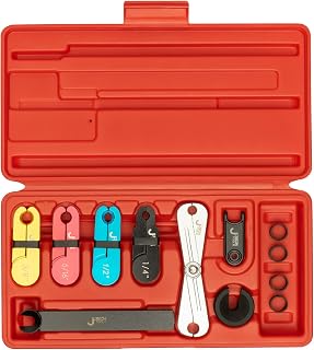 Jetech 12pcs Quick Disconnect Tool Kit for Automotive AC Fuel Line and Transmission Oil Cooler Line,Compatible
