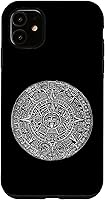 Vista 8 de Aztec Calendar Sun Stone Mexican Mayan Calendario Azteca Case for iPhone 17