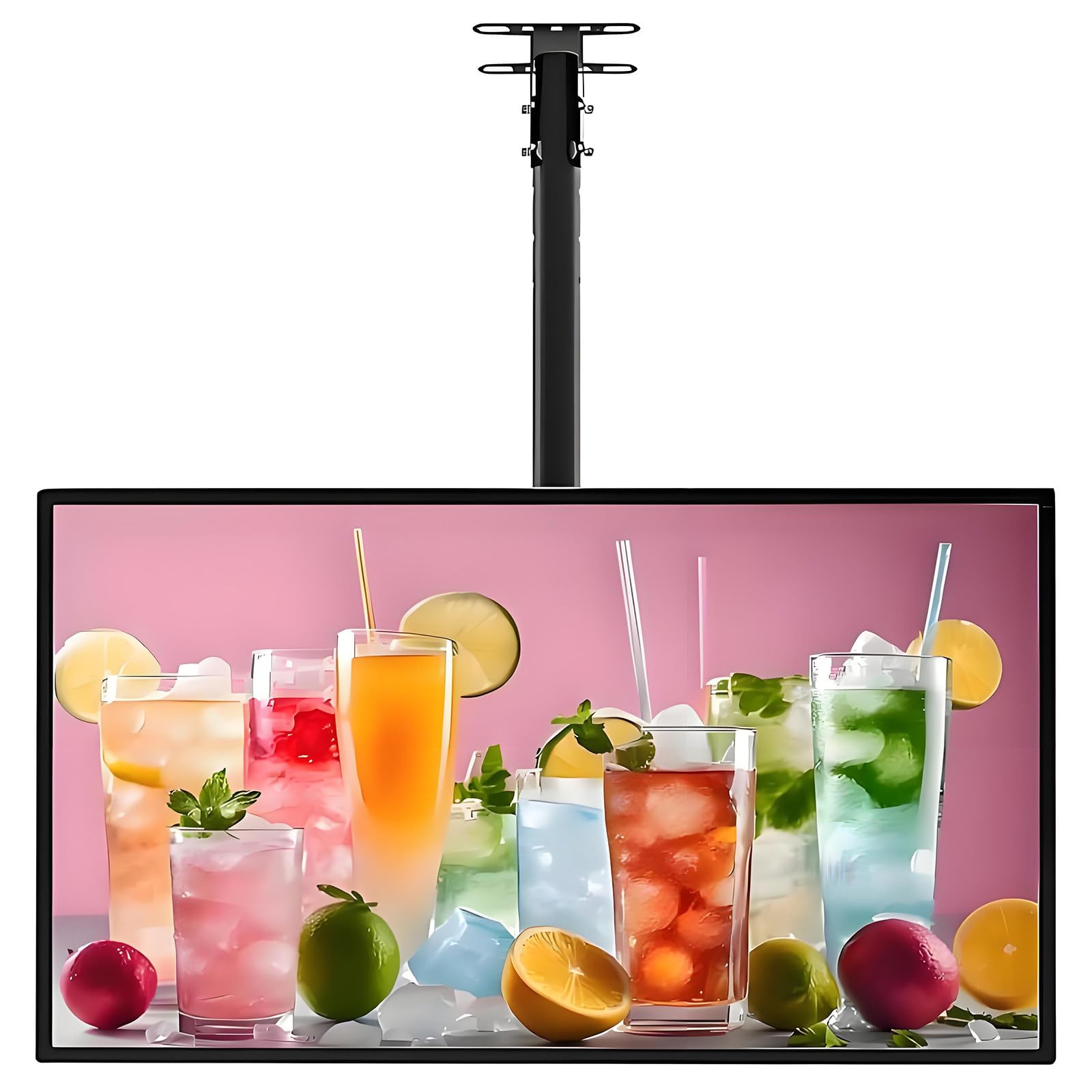 Caja de luz LED para menú, tablero de menús 3D retroiluminado para restaurantes y cafeterías, cartelera vertical montada en la pared, 60 x 100 cm