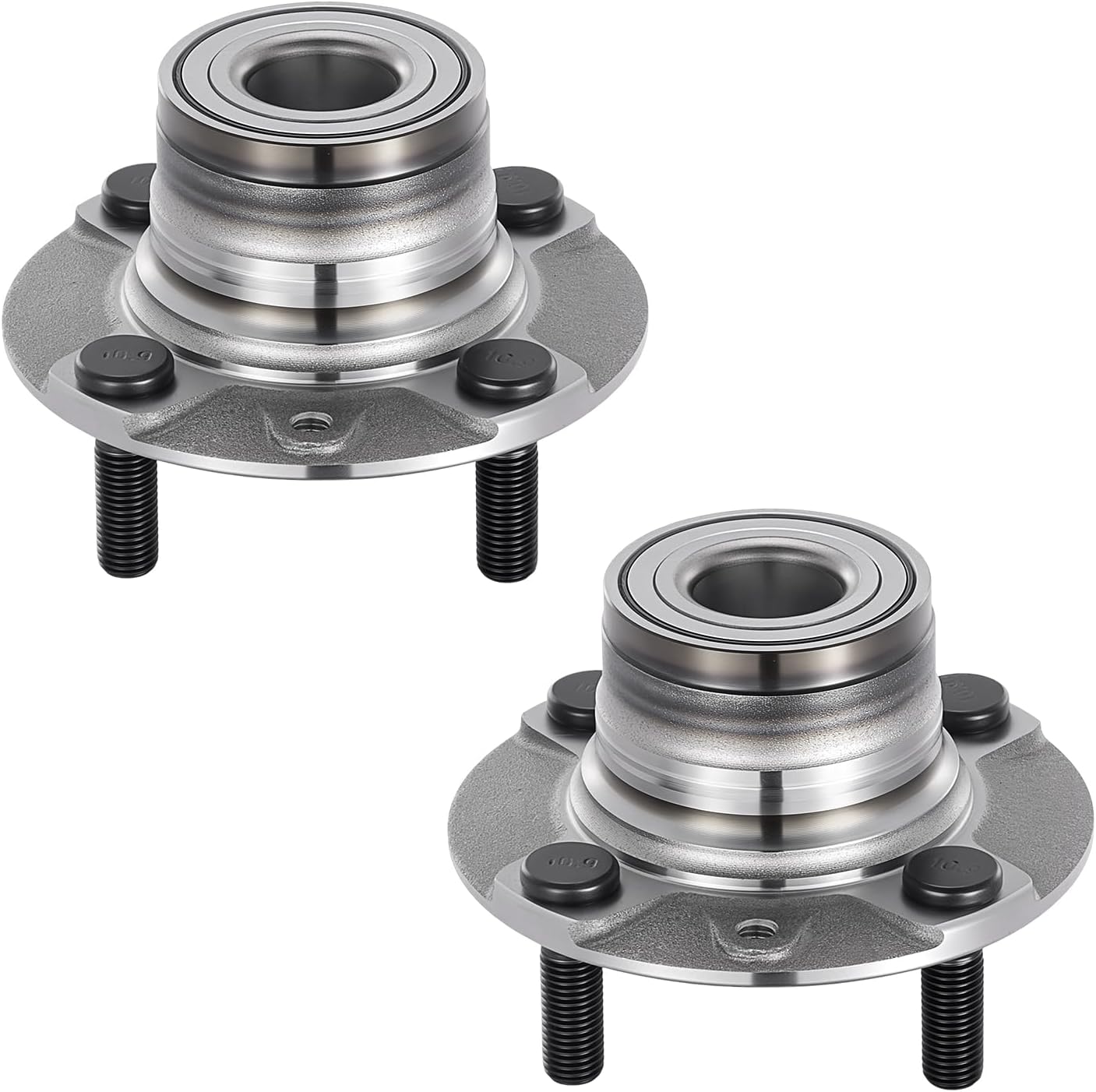 513152 Front Wheel Bearing and Hub Assembly Compatible with Mazda Miata 1990-1993 1.6L L4, 1994-2005 1.8L L4, Gas, 2PCS