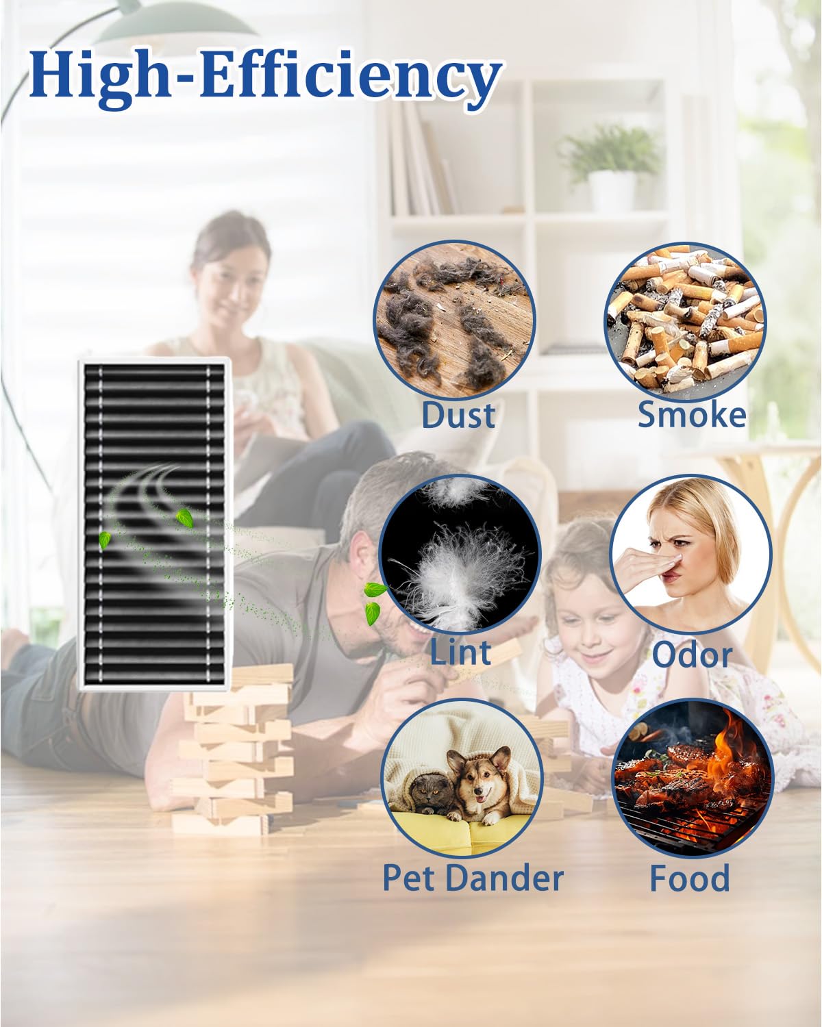 Chuancheng 22 szt. T90 Omni części zamienne do odkurzacza ECOVACS DEEBOT T90 Omni/T90 PRO Omni, 1 szczotka główna, 8 szczotek bocznych, 4 filtry, 1 wałek do mopa, 6 worków na kurz, 1 śrubokręt, 1