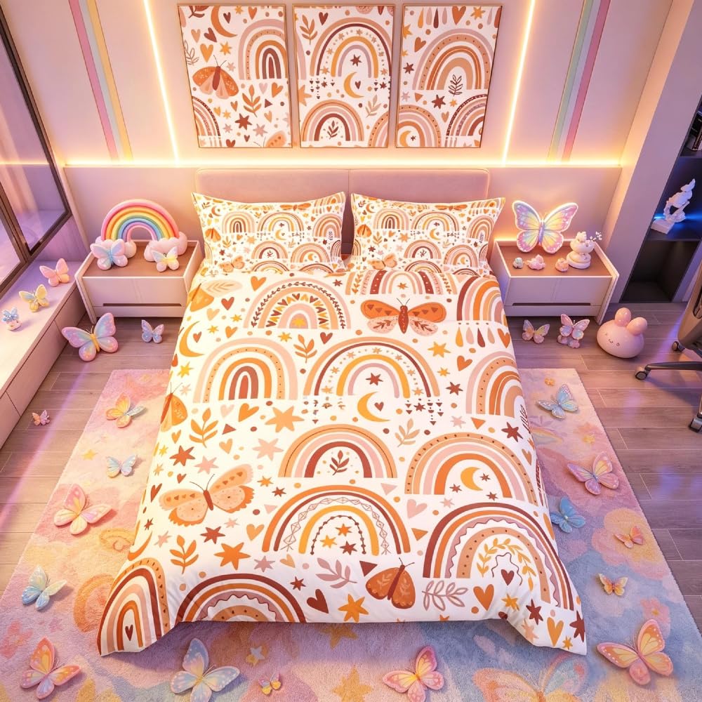Housse de couette papillon pour décorer la chambre des filles et des garçons passionnés de nature