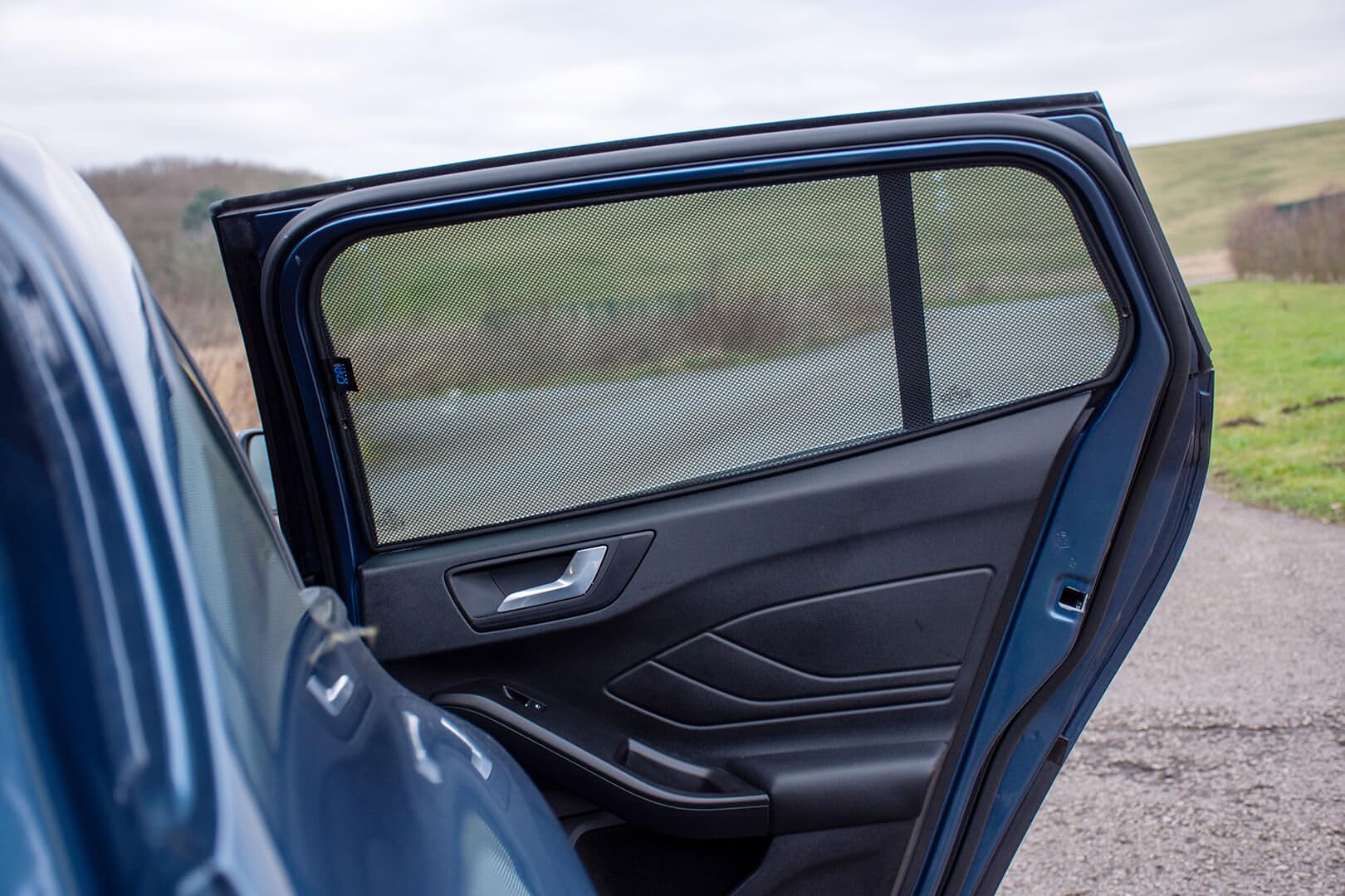 Set de Car Shades compatible avec Ford Focus IV Wagon 2018- (6-pièces), Noir