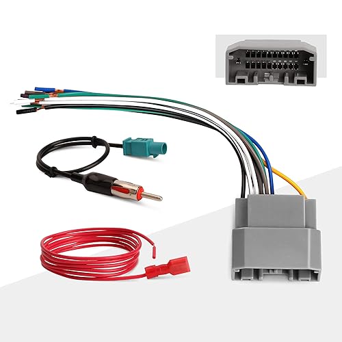 Miniatura 7 de G Arnés de cables de radio estéreo para automóvil, instalación en el mercado de accesorios, conector de alimentaciónaltavoz compatible con