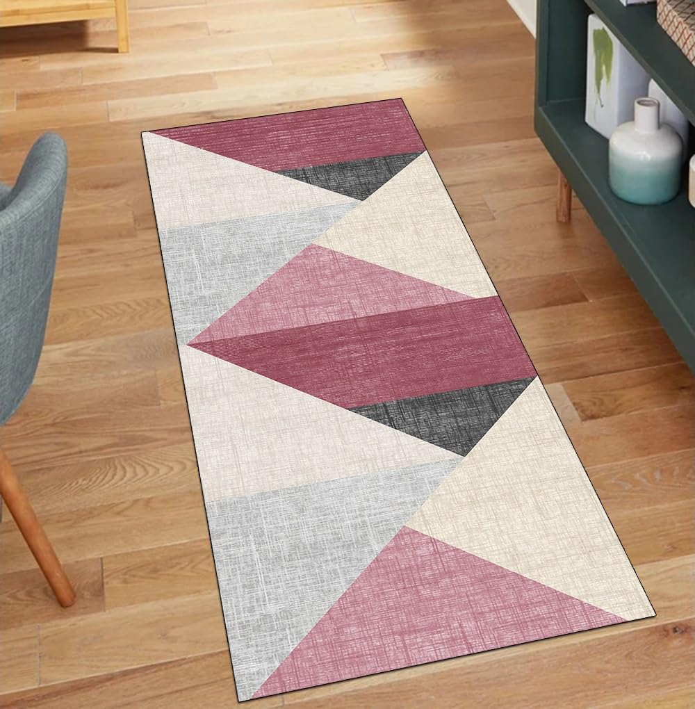 Alfombra de cocina antideslizante lavable de 110 x 200 cm para pasillos largos