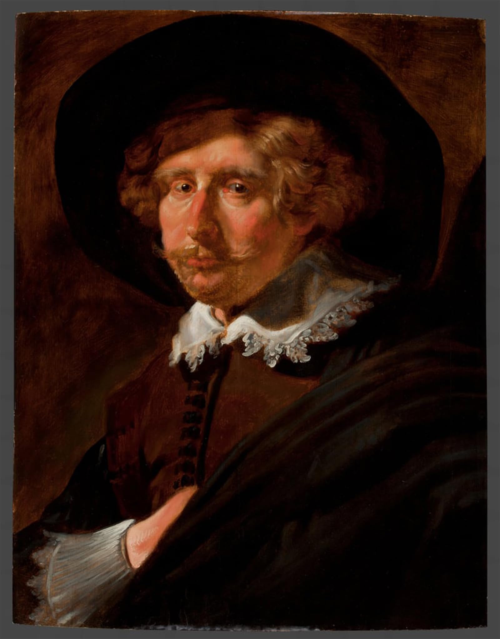 ARTXLXXBN Famous Painting Canvas Artwork Graffiti Print Portrait of a Man by Jan Cossiers Portrait Canvas Image for Home Decor 60x90cm