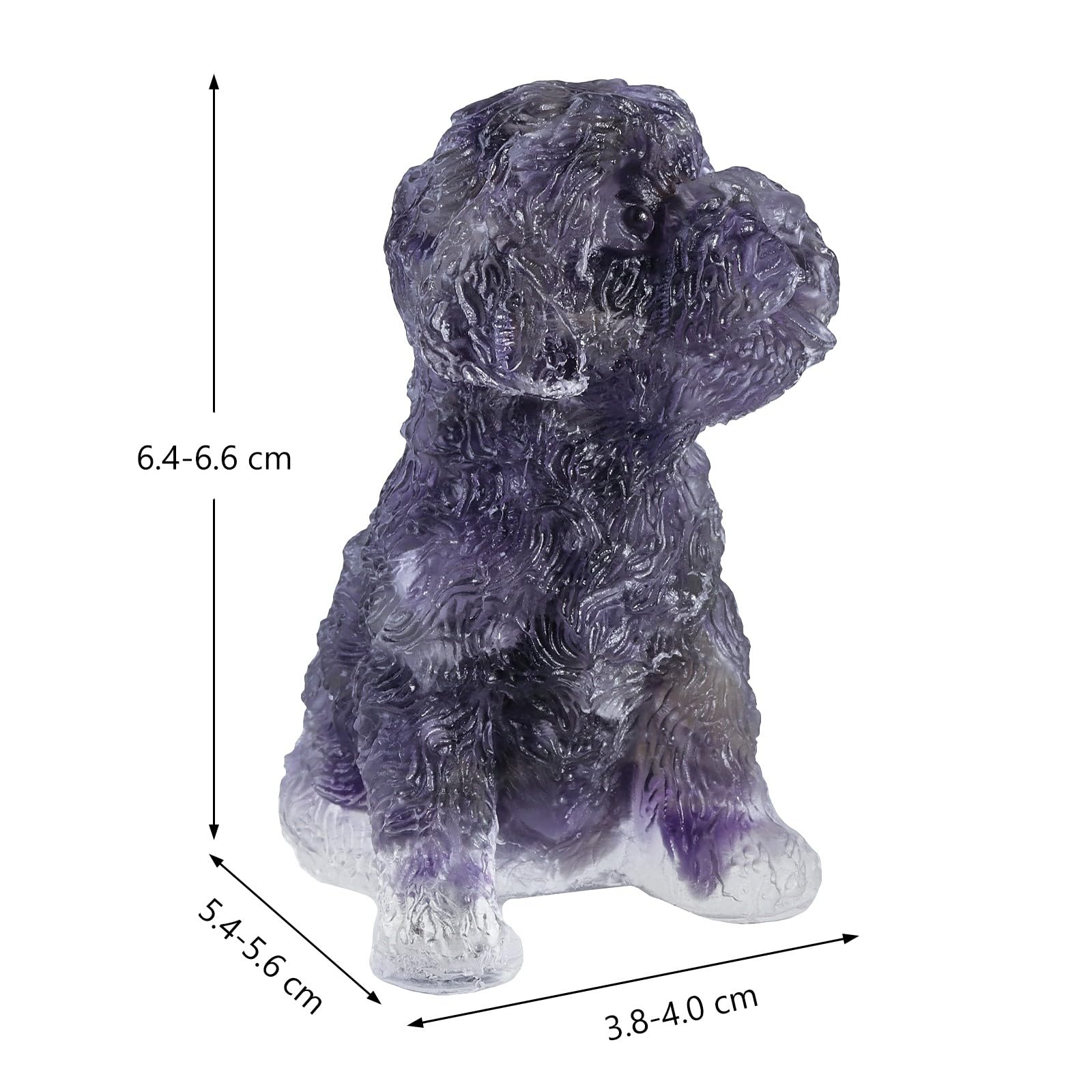 プードルの置物 楽天市場】かわいい 犬 置物 振り返るトイプードル ブラウン 小