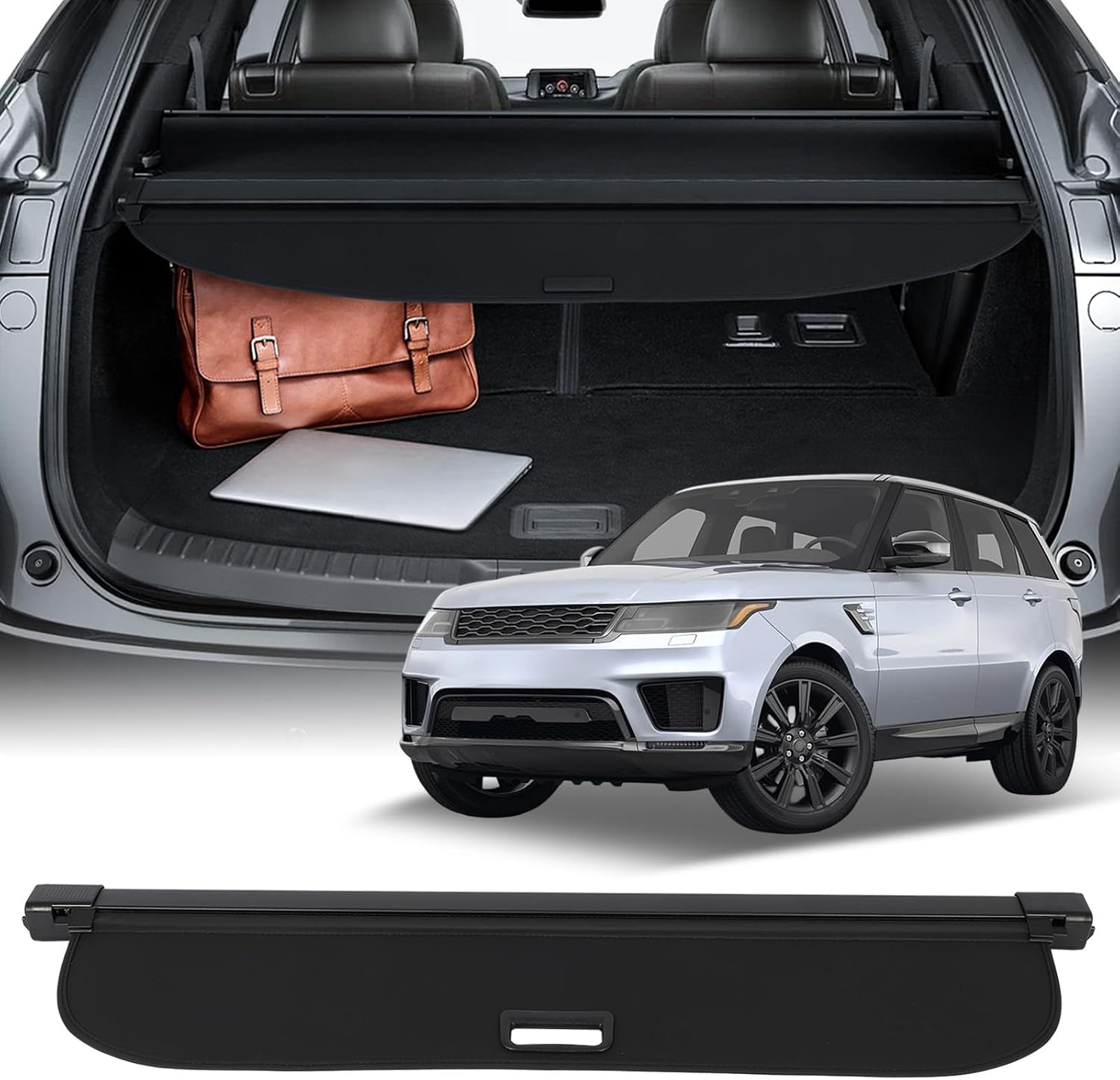 SCITOO Retractable Rear Cargo Cover Shade for 2013-2016 for Buick Encore 1.4L Trunk Cargo Cover Easy to Install