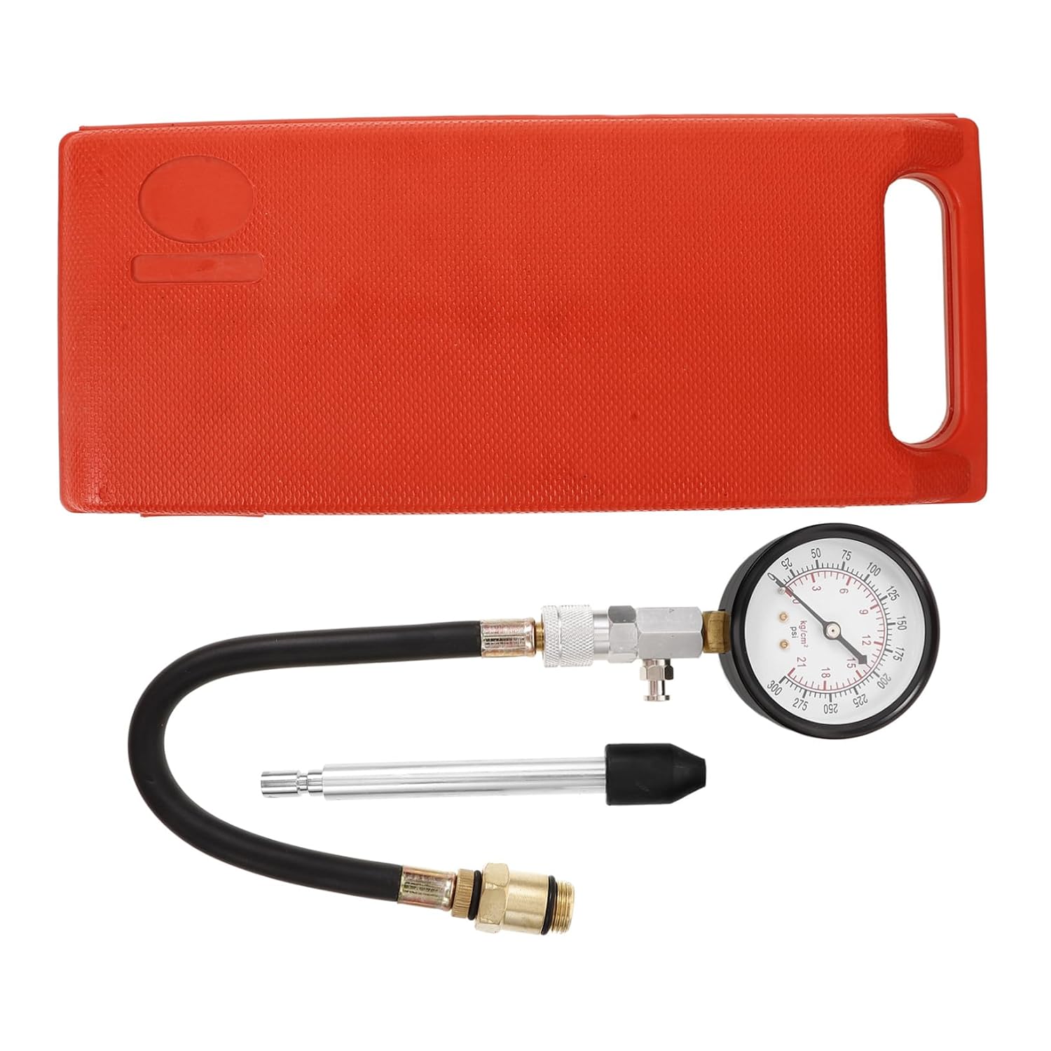 Cabilock Engine Compression Gauge Kit 1 Set for Automotive Cylinder Pressure Tester Versatile Design User-Friendly Interface