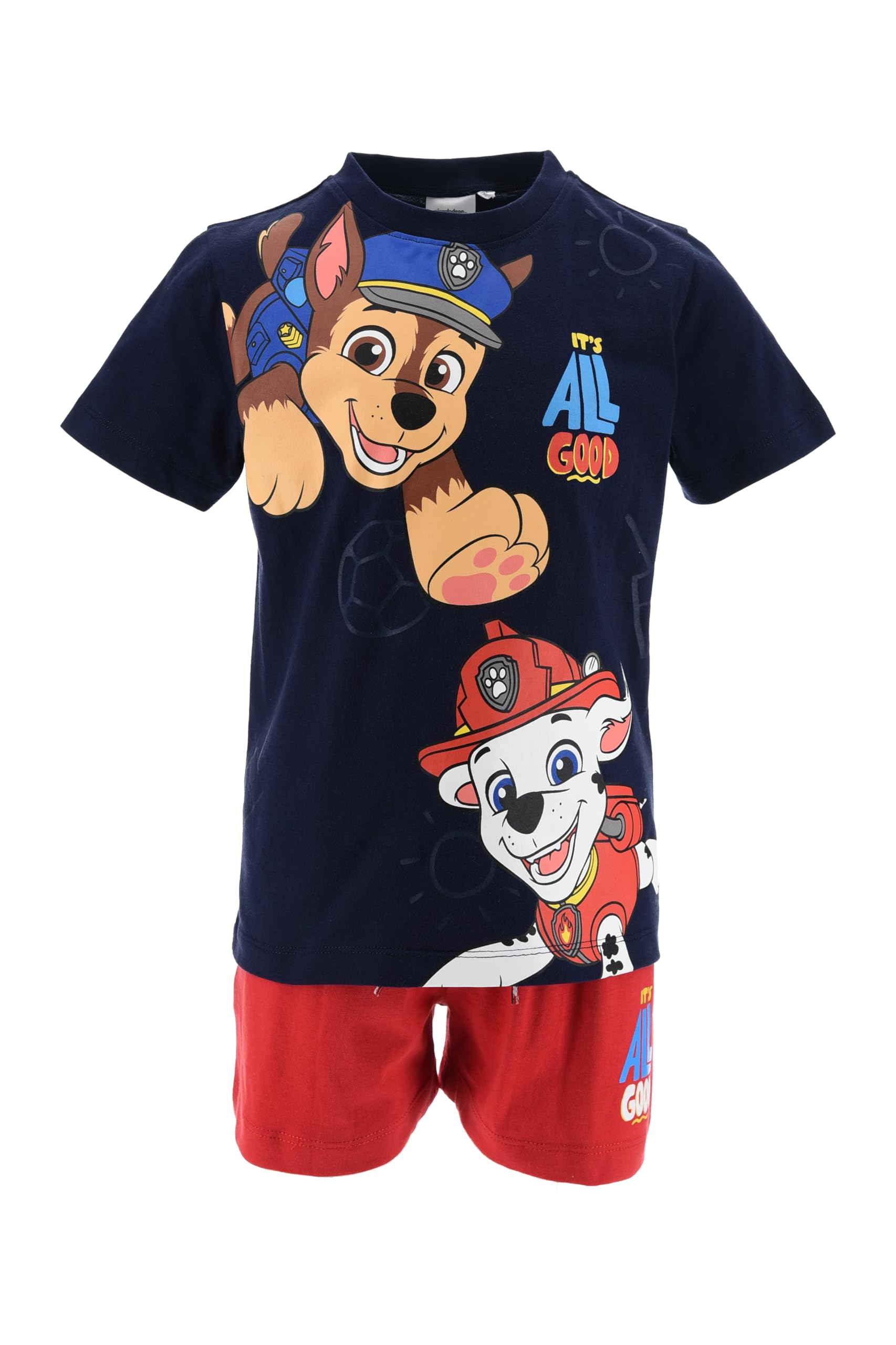 Nickelodeon Universe Pat Patrouille, Ensemble T Shirt + Short Garçon