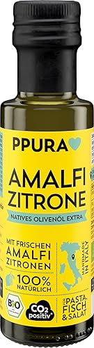 PPURA Bio Natives Olivenöl Extra Amalfi Zitrone | Italienisches Oliven