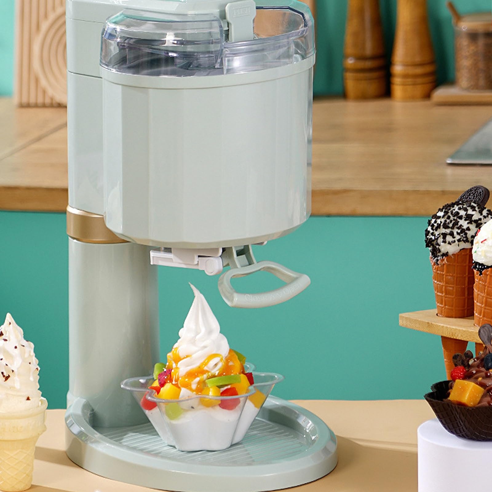 Macchina per Granite Máquina de Helado 10 Min con Báscula Electrónica Integrada