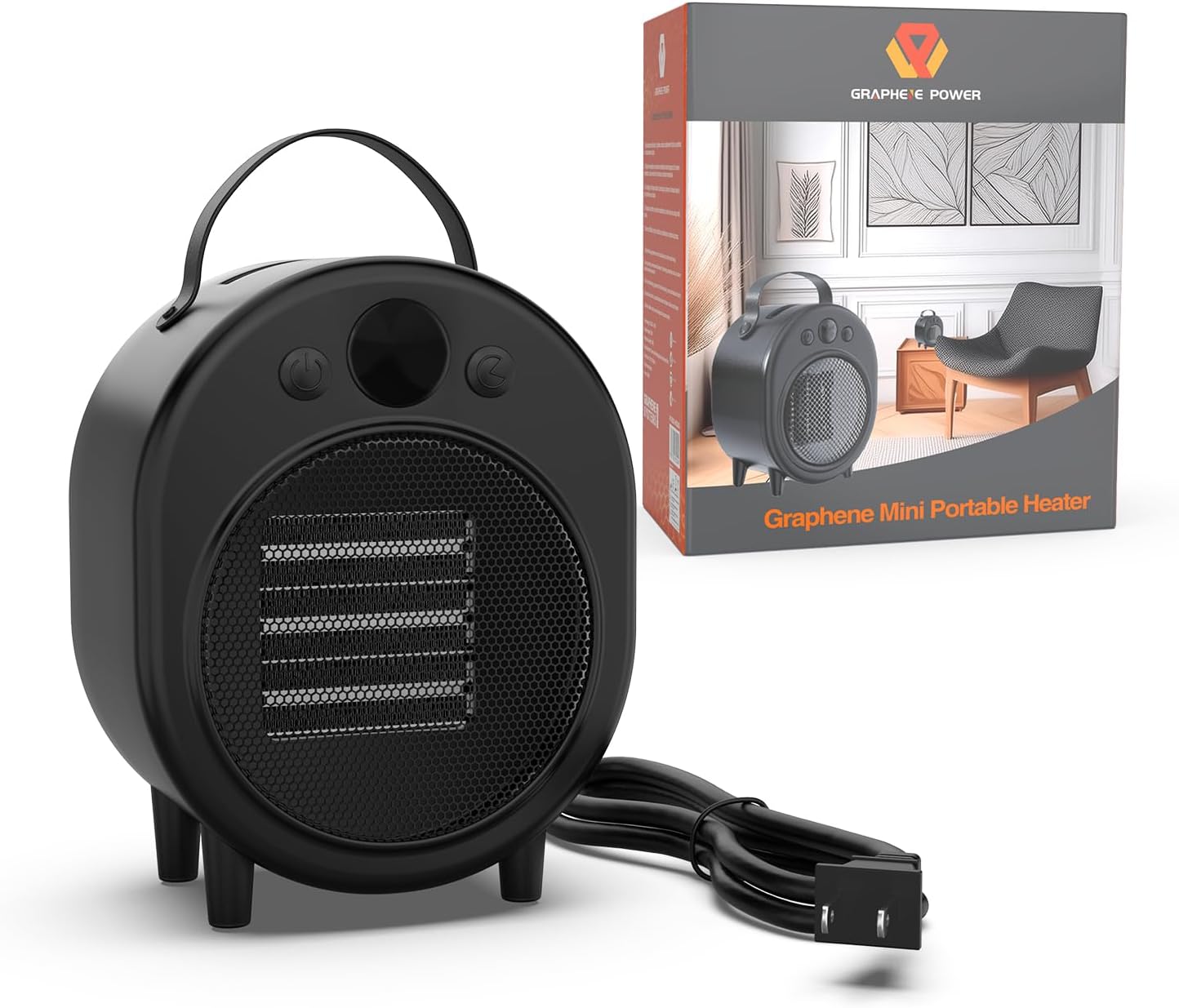 Calefactor Eléctrico Portátil Radiante 1000W 120V