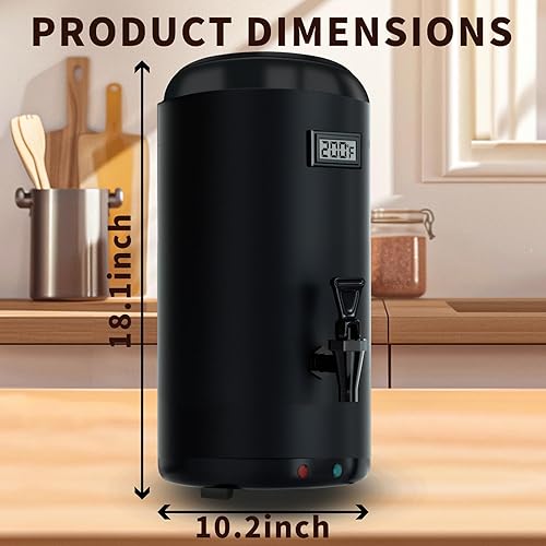 Miniatura 6 de Dispensador de bebidas aislado con dispensador de bebidas de calefacción, dispensador de bebidas de calefacción eléctrica, urna de agua caliente y