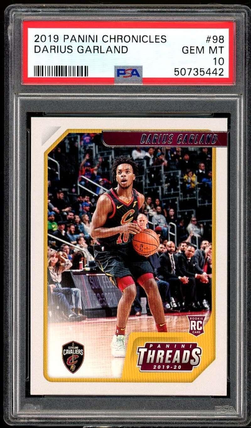 Darius Garland Rookie Card 2019-20 Panini Chronicles #98 PSA 10 - Basketball Slabbed Rookie Cards