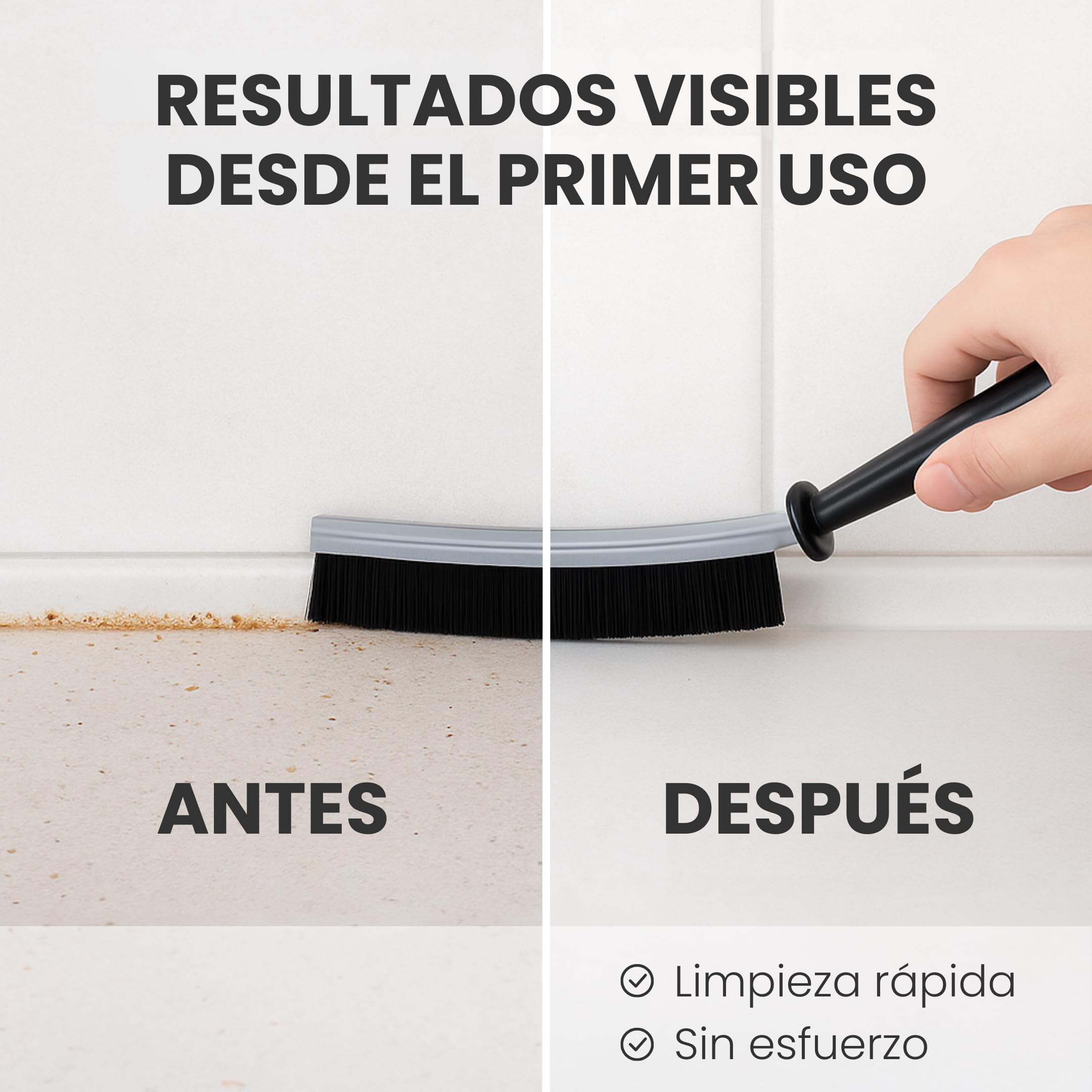 Cepillo Juntas Limpieza Hogar Pack 6, Cepillo Limpia Juntas y Grietas con Cerdas Duras, para Azulejos, Ranuras, Baño, Cocina y Esquinas | HKaizen