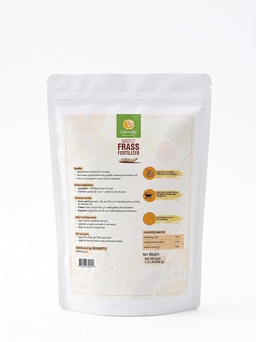 Fertilizante orgánico Insect Frass 100% natural (1.5 lb) miniatura 2