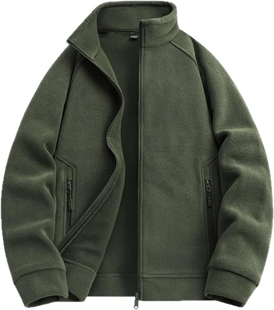 HSQIBAOER Men's Coat Double-Sided Sherpa Pullover Hoodie, Thick Loose Fit for Fall Winter Spring Jackets for Men