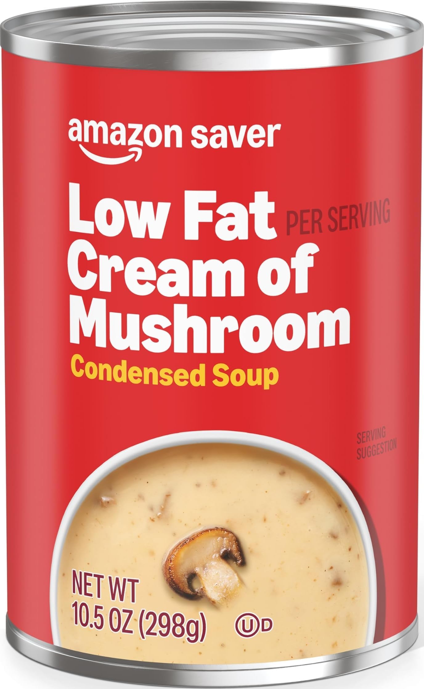 Amazon Saver Low Fat Cream of Mushroom Condensed Soup 10.5oz