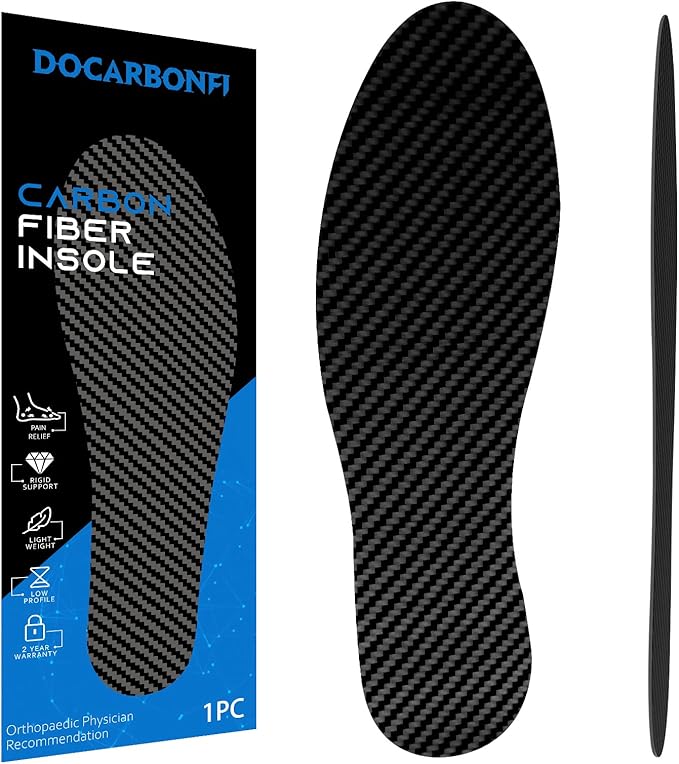 Carbon Fiber Insole 1 Piece, Rigid Carbon Fiber Shoe Insert