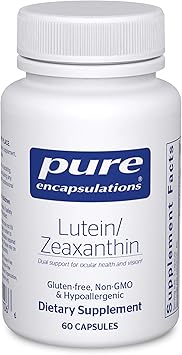 Pure Encapsulations Lutein & Zeaxanthin - Supports Overall Vision* - Maintains Macular Pigment & Eye Health* - Antioxidant Support* - Vegan-Friendly & Non-GMO - 60 Capsules