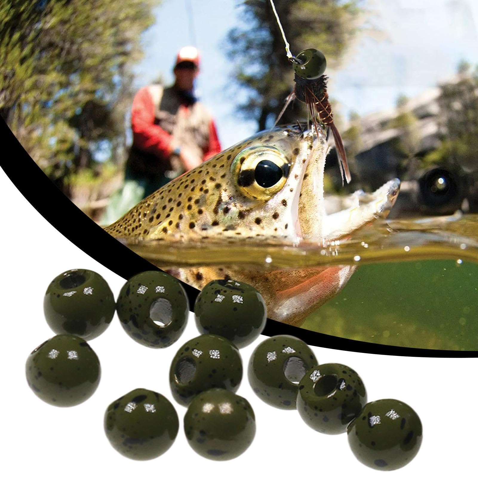 8 Pezzi Accessori Per Carp Fishing: Perline E Girelle In Tungsteno Per Montaggi Chod E Spinner