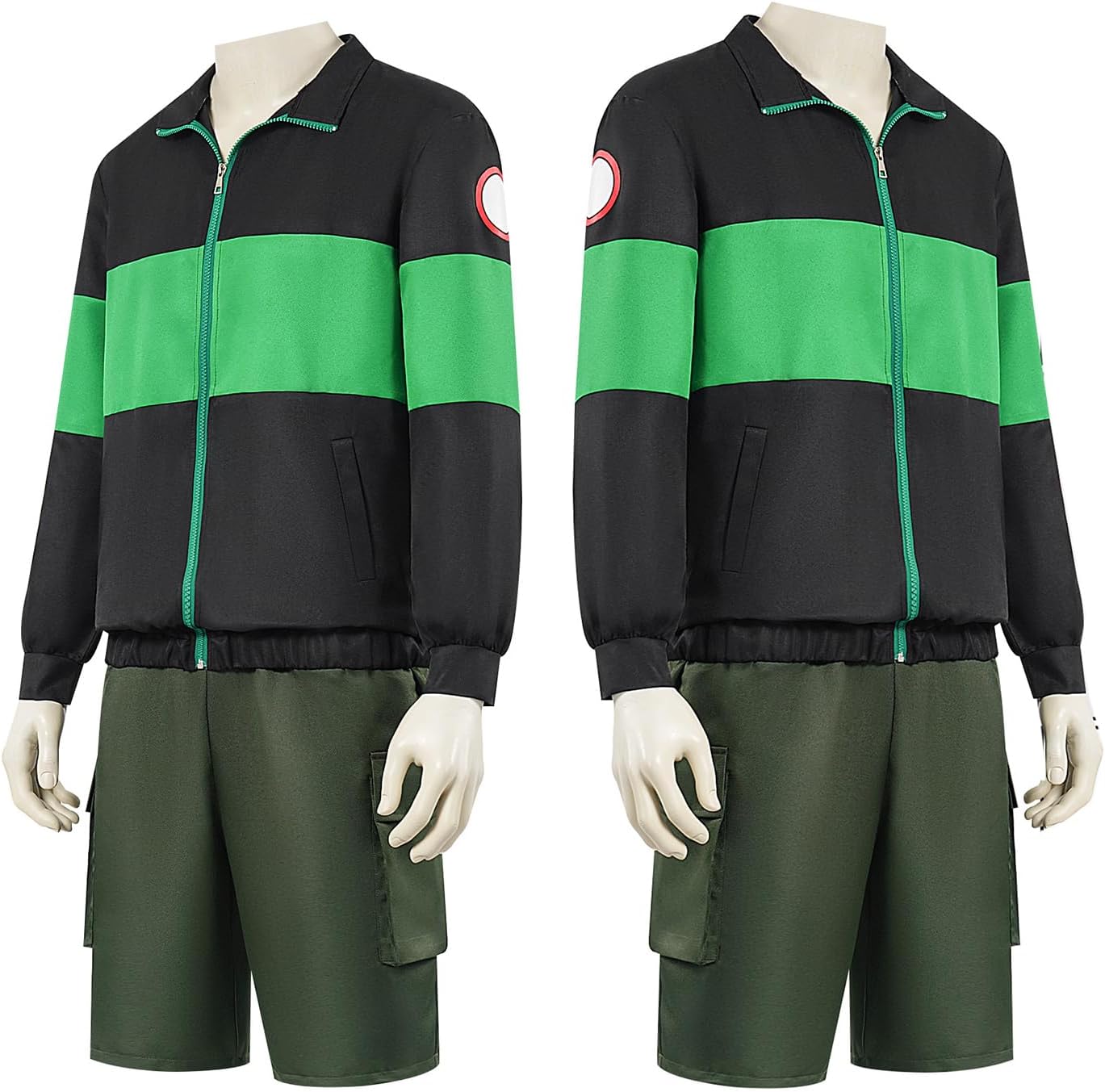 Mens Sakamoto Day Mashimo Heisuke Costume Mashimo Black Jacket Shorts Cosplay Suit Anime Halloween Outfit