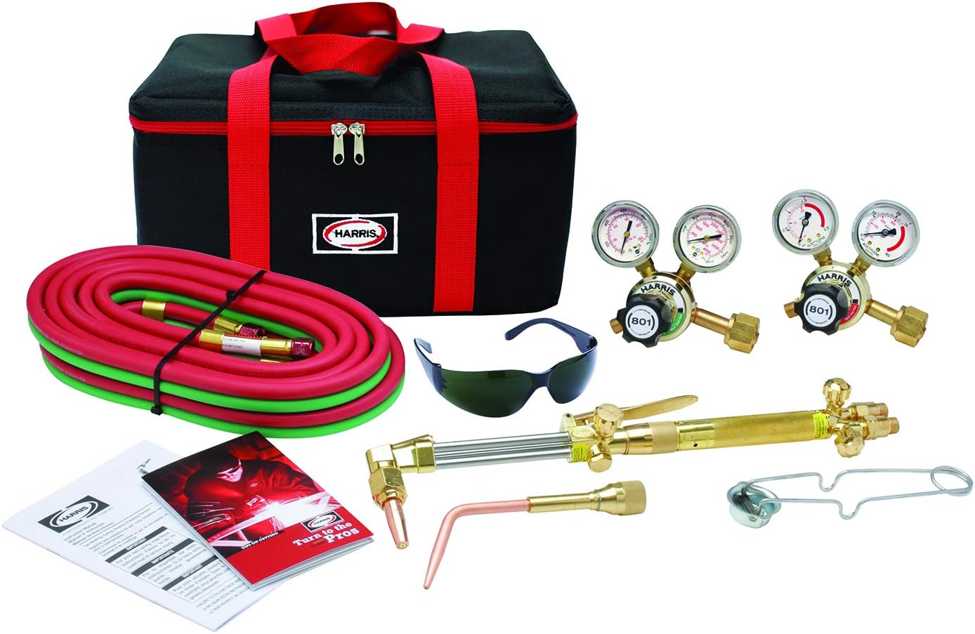 Harris HMD 85-801-300 Deluxe Medium Duty Ironworker Acetylene Torch Kit 4400369