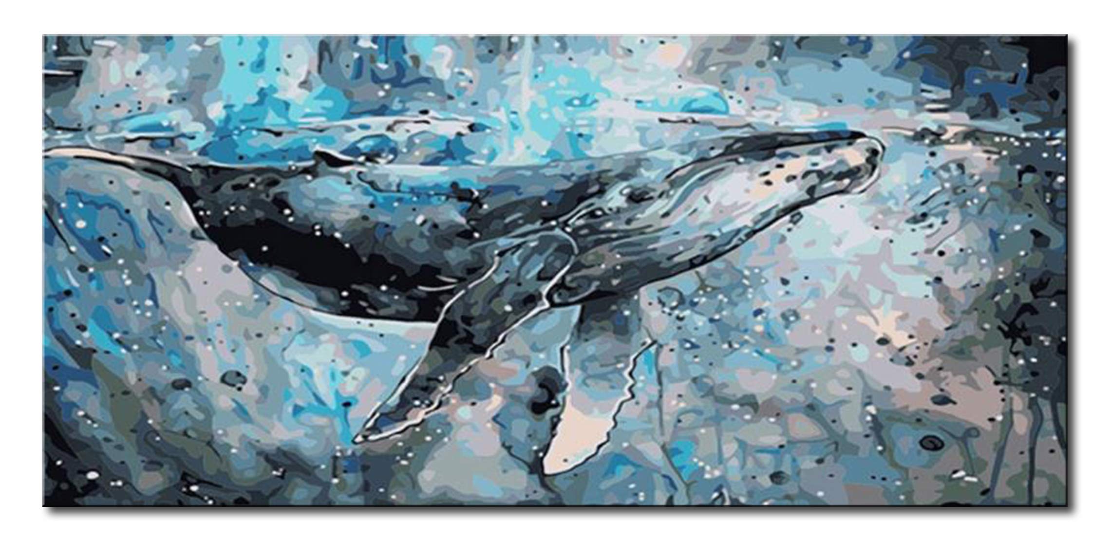 Peinture par numéros kit complet baleine 61x76.2cm idée cadeau anniversaire