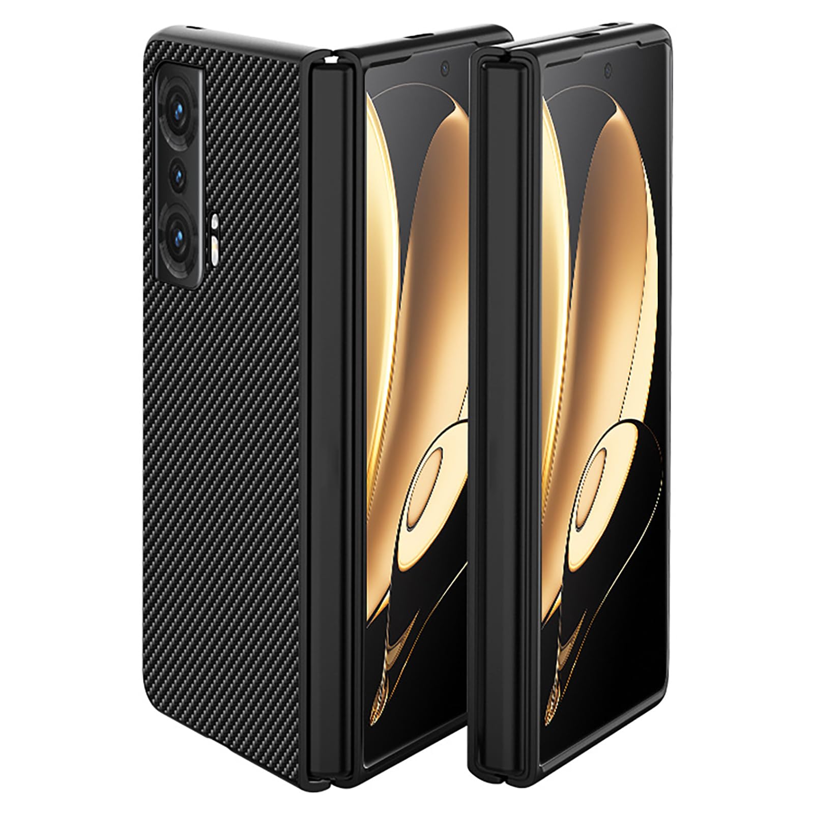 OIATROE Case for Honor Magic V2,[Heat dissipation] [Anti-fingerprint ] [Protect back camera] Ultra Silm Case Matte Material Cover for Honor Magic V2 -Black texture