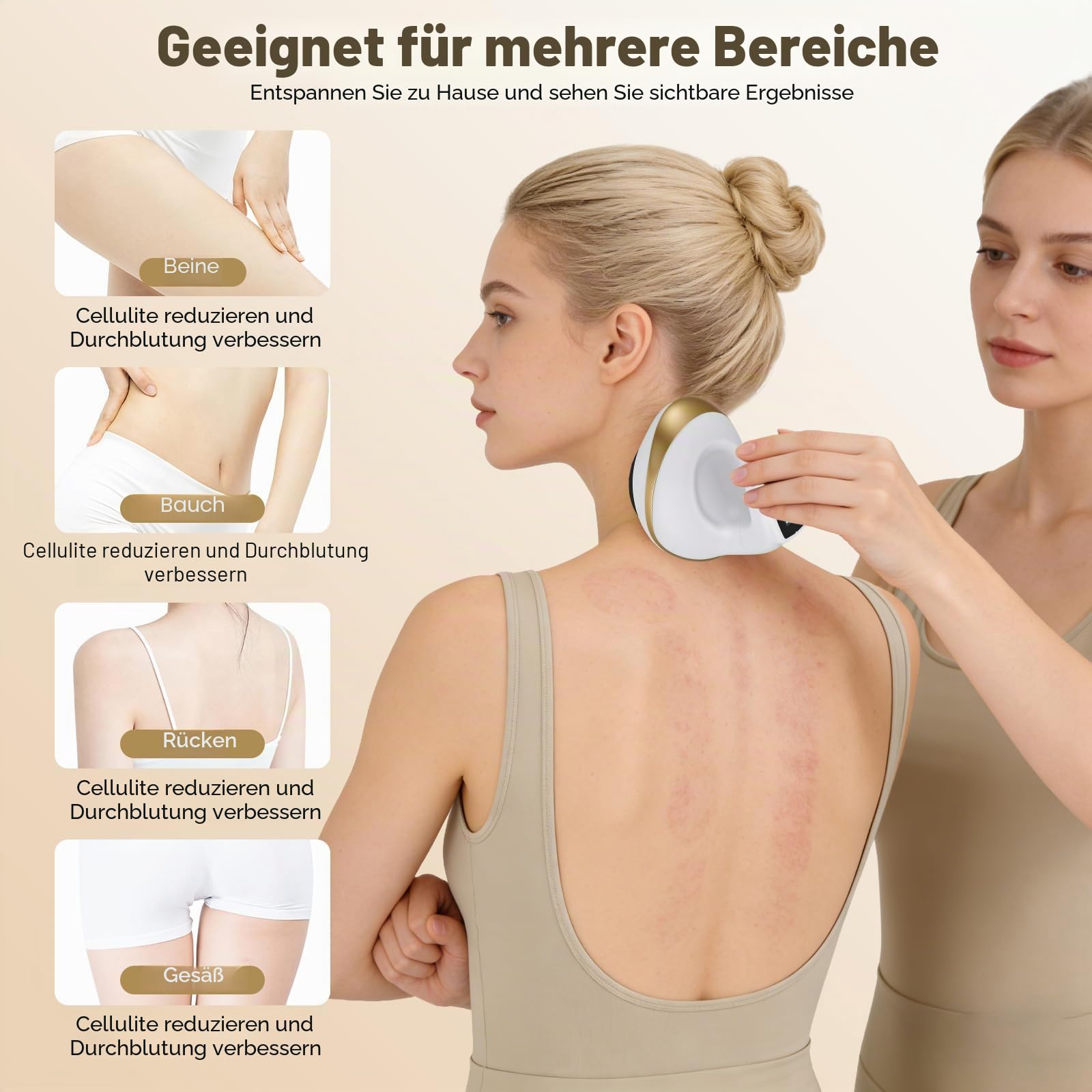 Schröpfgerät Elektrisch, Vakuum Massagegerät Gegen Cellulite