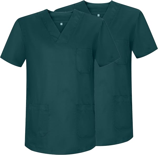 MISEMIYA - Pack 2 Pcs - Casaca Sanitario Unisex Uniformes Sanitarios Uniforme Sanitario - 2-817 - 4