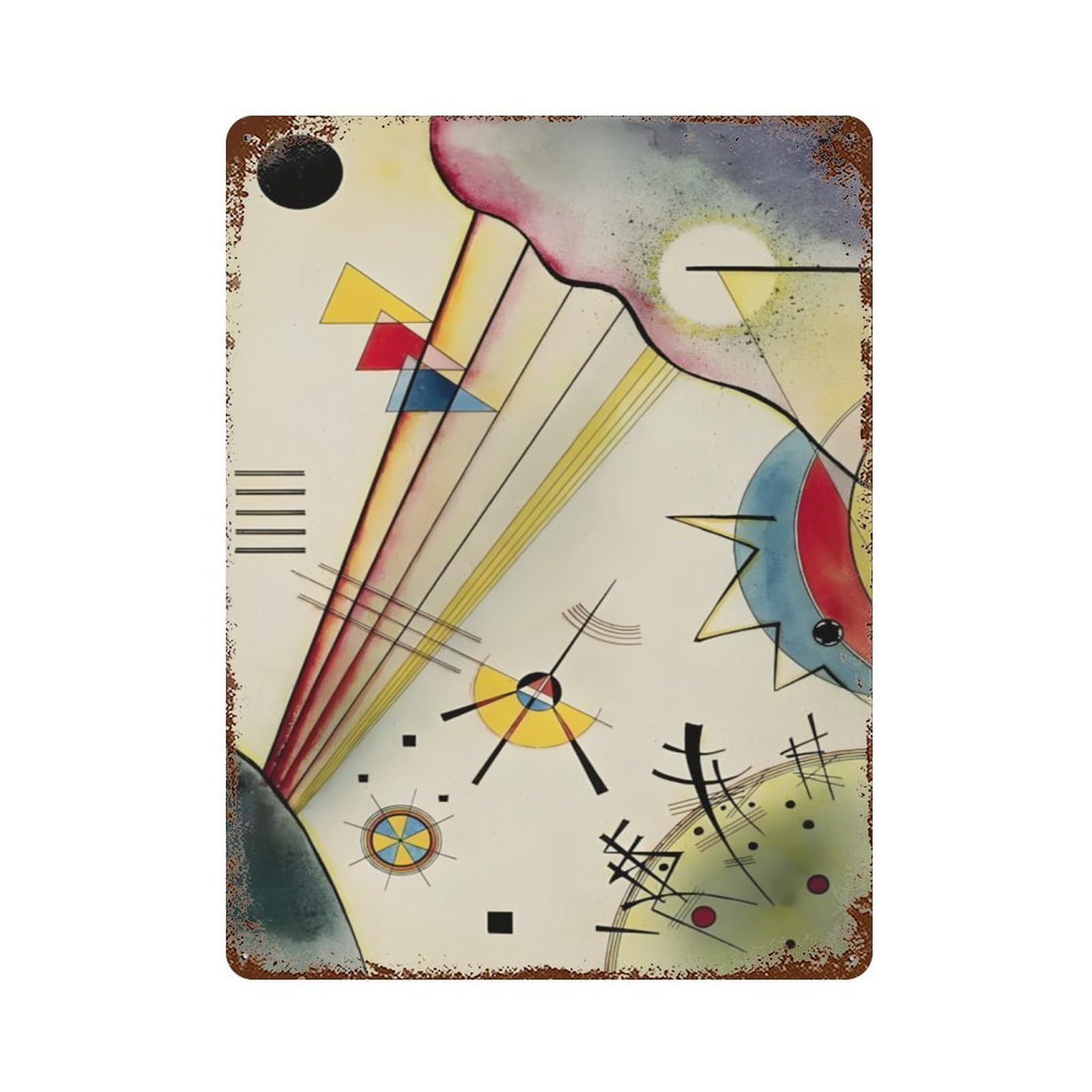 xiaoxiaoshen Wassily Kandinsky (22) Wall Decor Art Metal Tin Poster Modern Home Decor Art Home Bar Shop Decorations Vintage Sign 40x30cm