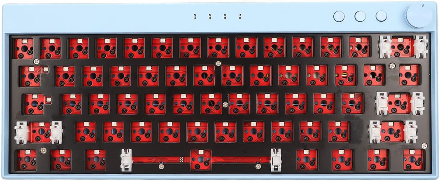 EBTOOLS 61 Key Mechanical Keyboard DIY Kit, RGB Backlight