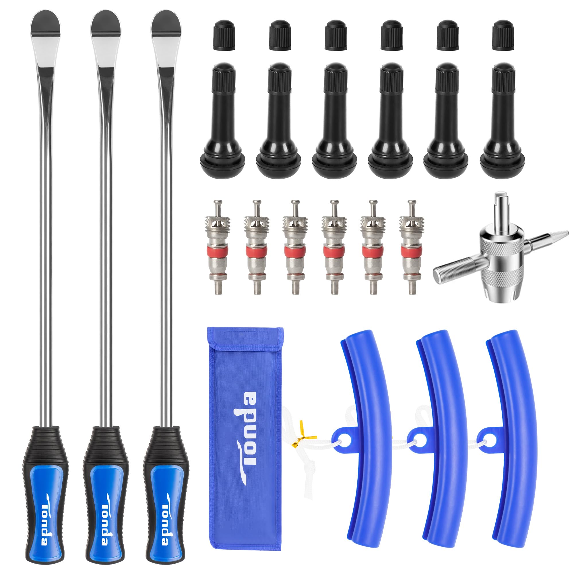 TONDA Tire Spoons, Motorcycle Tire Changing Kit, 14.5 in Tire Levers