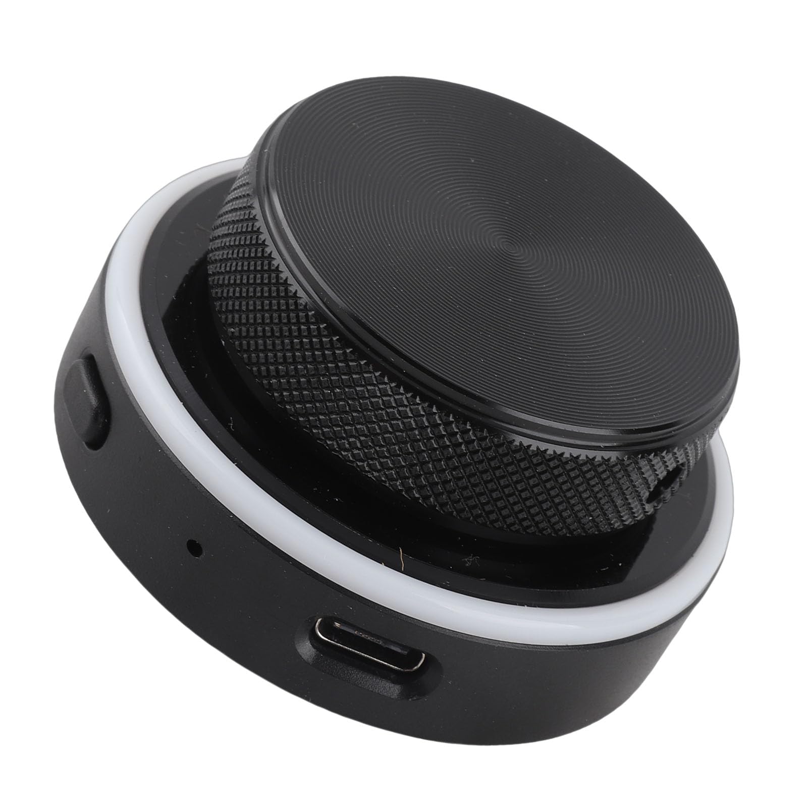 Bewinner Bouton de Contrôle du Volume Bluetooth, connectivité 2,4 G BT USB C, Cadran de Contrôle RVB pour PC, Ordinateur Portable, Tablette, Téléphone, Raccourcis de Réglage du Volume et