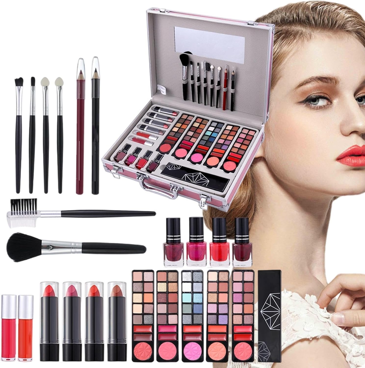 すべてが含まれたフルメイクアップセット,ネイルポリッシュ アイ